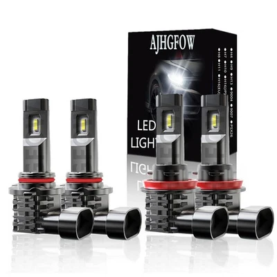 For Kenworth T660 Straight Truck  2007-2019 LED Headlights Hi/Low Bulbs 9005 H11 - Image 1 of 4