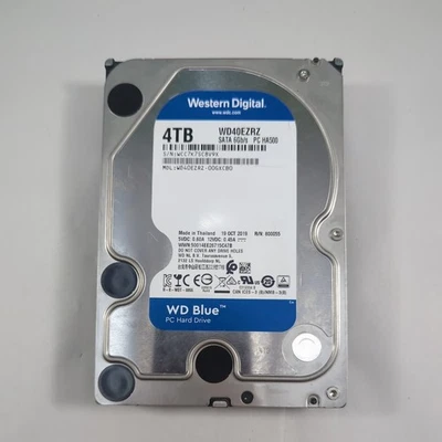 Western Digital 4TB BLUE WD40EZRZ 3.5" SATA HDD - Image 1 of 3