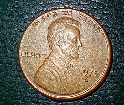 Lincoln Penny 1979 D Foto 1 de 2