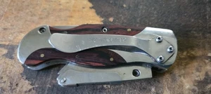 Vintage Handwerker patentiertes klappbares Allzweckmesser Teppichmesser   - Bild 1 von 4