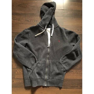 Polo RL Red Horse Classic Zip Hoodie Vintage Size Large, Heavy Cotton - Picture 1 of 9