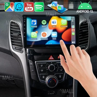 4-64GB Android For Hyundai Elantra GT 2013-17 Car Stereo Radio Carplay WIFI GPS - Image 1 of 4