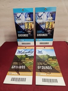 2014 PGA Championship Valhalla Autographed Field Passes Pre-owned (BB) - Picture 1 of 9