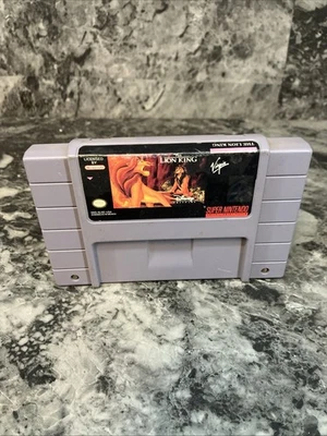 Cartucho Trabajo Garantizado Rey León Solo PROBADO Super Nintendo Foto 1 de 2