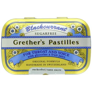 Grether's zuckerfreie schwarze Johannisbeerpastillen 2,1 oz Pastillen - Bild 1 von 1