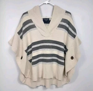AMERICAN EAGLE Knit Poncho Aztec - Picture 1 of 22