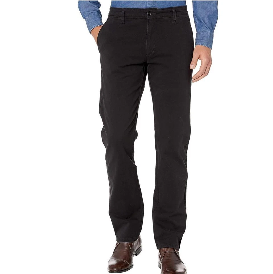 Mens Dockers BLACK Straight Fit Ultimate Chino Pants with Smart 360 Flex NWT - Image 1 of 1
