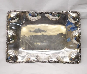 Antique Vintage AVM Mexico D.F. 925 Sterling Silver 14x10" Platter Plate Tray - Picture 1 of 8