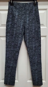 The Cast New York Denim Limited Edition Snake Print Pants Women's Rare Size S - Picture 1 of 5