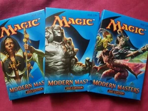 MTG Magic The Gathering MODERN MASTERS 2015 New Sealed Booster ALL 3 PACK ART  - Picture 1 of 1