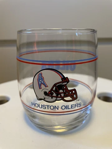 Vintage Houston Oilers Drinking Glass Cover