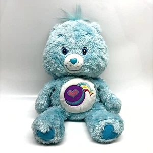 Care Bears Play A Lot Blue 13" Plush Soft Vintage 2005 Floppy Fluffy Bouncy Ball - Picture 1 of 9