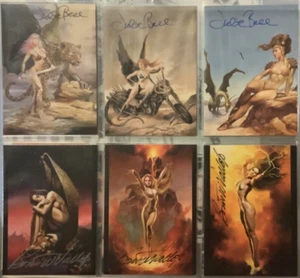 The Artwork of Boris & Julie Strokes of Genius Autograph Card set A1-A6 RARE - Bild 1 von 2