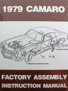 Guía manual de montaje de fábrica Chevy Camaro 79 1979 - Imagen 1 de 2