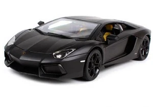 Bburago 1:18 Lamborghini Aventador LP700-4 Diecast MODEL Racing Car Black NIB - Picture 1 of 6