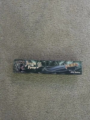 Jungle Fever I Black Stainless Fixed Blade w/ Sheath Camo 18-434CA Frost Cutlery - Image 1 of 2