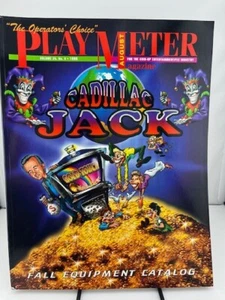Revista Play Meter 1998 Videojuegos Arcade Vintage Pinball Cadillac Jack - Imagen 1 de 1