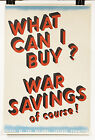 Original Great Britain WWII poster,War Savings Great Graphics!