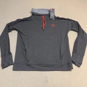 Neu mit Etikett Neu Under Armour graues Damen-Laufshirt mittel lockeres Sweatshirt - Bild 1 von 10