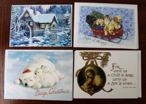 Biglietti Auguri Natale con Buste 75 Diversi NUOVI MAI USATI - Lotto #25 - Foto 1 di 15