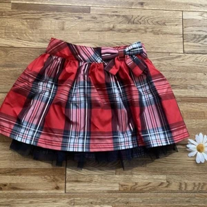 Sonoma Plaid Christmas Skirt Size 4 - Picture 1 of 6