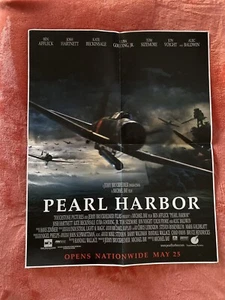 EXCLUSIVE Original “PEARL HARBOR” Movie Poster - Double Sided (4 Images) - 18x24 - Picture 1 of 4