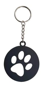 Dog Paw Keychain | Small Cute Gift Made in USA - Picture 1 of 2