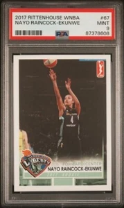 2017 Rittenhouse WNBA Nayo Raincock-Ekunwe Rookie PSA 9 New York Liberty - Picture 1 of 2