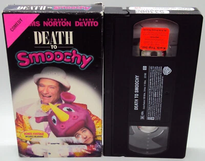 DEATH TO SMOOCHY VHS Robin Williams Edward Norton Danny DeVito Dark Comedy R CC - Image 1 of 3