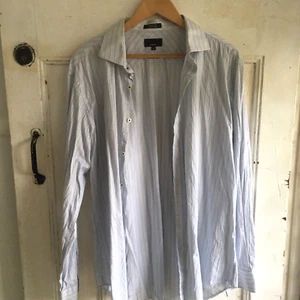 Tessitura Monti Oxford Stripe Shirt Size XL Mens 100% Cotton Business Luxury Top - Picture 1 of 10