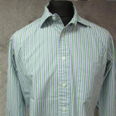 MENS T.M.LOUIN LONG SLEEVE FORMAL / OFFICE SHIRT SIZE M REF (NC09785 - Image 1 of 4