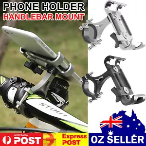 Mobile Phone Holder Handlebar Mount Motorcycle Bicycle Bike GPS VIC - Picture 1 of 10