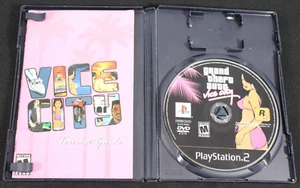 Sony PlayStation 2 Grand Theft Auto: Vice City Spiel Disc, Hülle und Beilage CIB - Bild 1 von 4