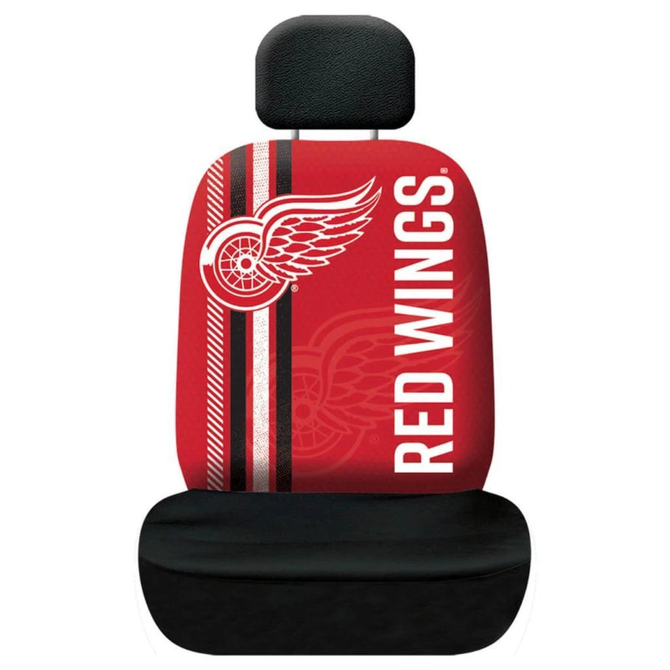 Detroit Red Wings Rally Design Seat Cover [NEW] NHL Car Truck Seatbelt Bucket - Image 1 of 1