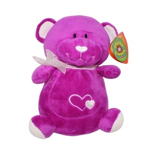 Herz Valentinstag Liebe alle Gelegenheiten 10" lila Plüschbär Kuscheltier Spielzeug - Bild 1 von 11