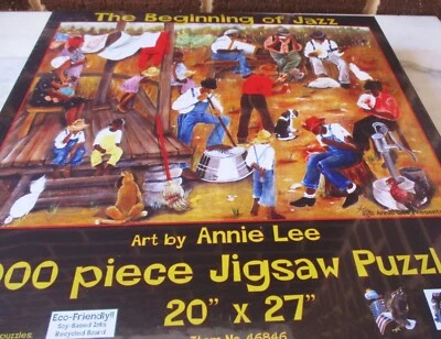 Suns Out 1,000 Piece Annie Lee Art Puzzle "The Beginning of Jazz"  20" x 27" - Image 1 of 4