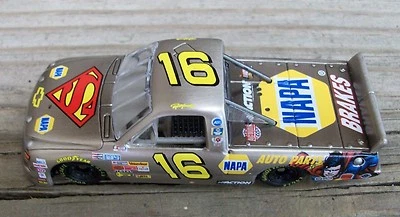 Nascar Ron Hornaday NAPA Raw Bare Metal Superman Racing Toy Race Car Truck 1/64 - Image 1 of 4