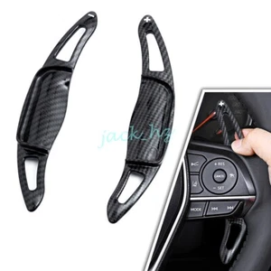 Steering Wheel Paddle Shifter Extend For Toyota Camry Crown Corolla Carbon Fiber - Picture 1 of 7