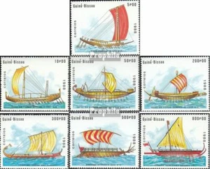 Guinea-Bissau 967-973 (kompl.Ausg.) postfrisch 1988 Alte Schiffe - Bild 1 von 1