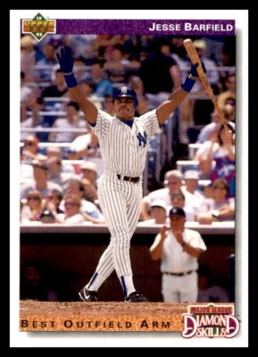 1992 Upper Deck #644 Jesse Barfield - Image 1 of 2