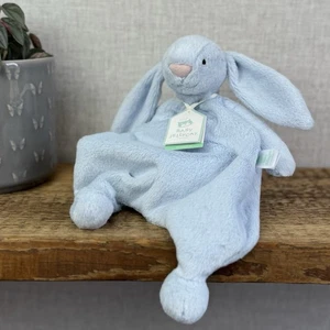 Jellycat Bashful Blue Bunny Tröster - Neu mit Etikett Baby Blue Bunny Stofftier - Bild 1 von 6
