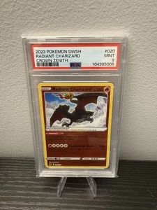 Pokémon SWSH Crown Zenith 020/159 Radiant Charizard 2023 PSA 9 como nuevo - Imagen 1 de 2