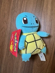Pokemon Vintage 1998-1999 Original #7 Squirtle 5 Zoll Plüsch Hasbro NEU mit Etikett Neu mit Etikett - Bild 1 von 8