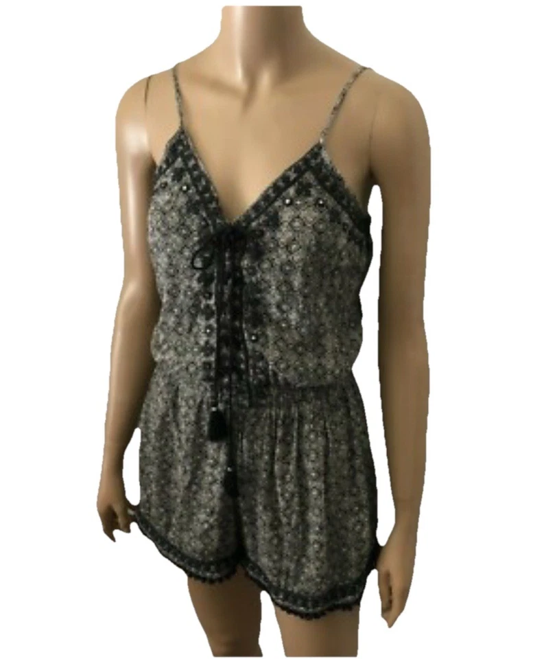 Женский комбинезон American Eagle Outfitters XS черный темно-бохо фестиваль прихоти - Изображение 1 из 4