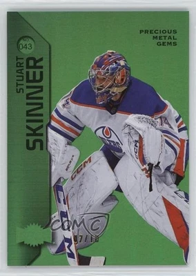 2023-24 Skybox Metal Universe PMG Green /10 Stuart Skinner #043 - Image 1 of 2