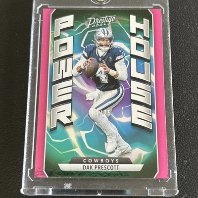 2024 Panini Prestige - PowerHouse Dak Prescott #ph-dpt Pink 1/25 - Image 1 of 4
