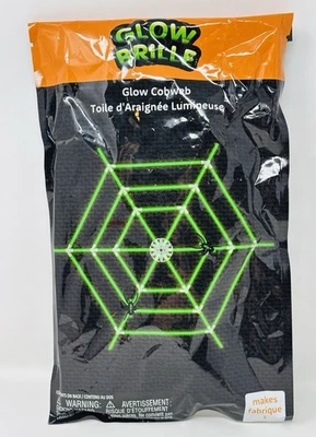 Kit de gafas brillantes telaraña brillante palo brillante tela de araña decoración de Halloween Foto 1 de 4