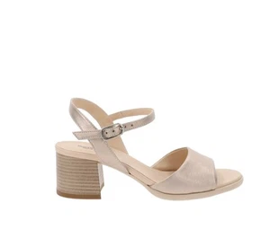 NeroGiardini Scarpe E513431D Sandali Donna in Pelle Bronzo Chiusura Fibbia - Imagen 1 de 8