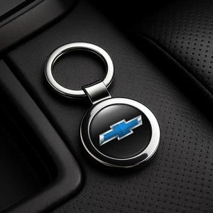 Chevrolet Classic Metal Keychain | Car Logo Keyring | Auto Key Fob Charm - Picture 1 of 3
