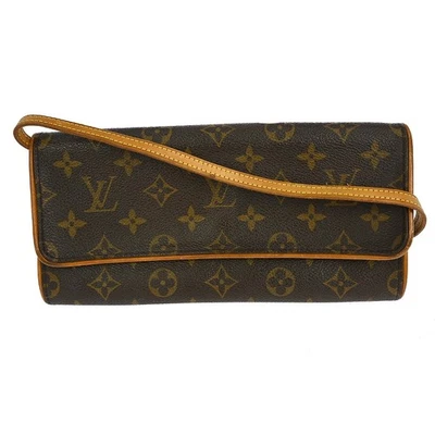 LOUIS VUITTON POCHETTE TWIN GM CROSSBODY BAG MONOGRAM M51852 CA0050 YQ03163 - Image 1 of 4